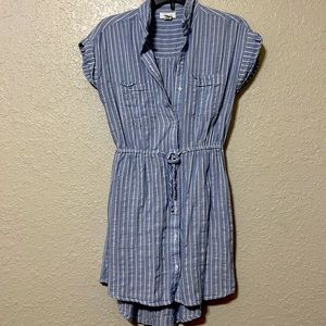 🩵 summer dress🩵 tie waist with buttons